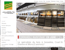 Tablet Screenshot of diffusionmenuiserie.be